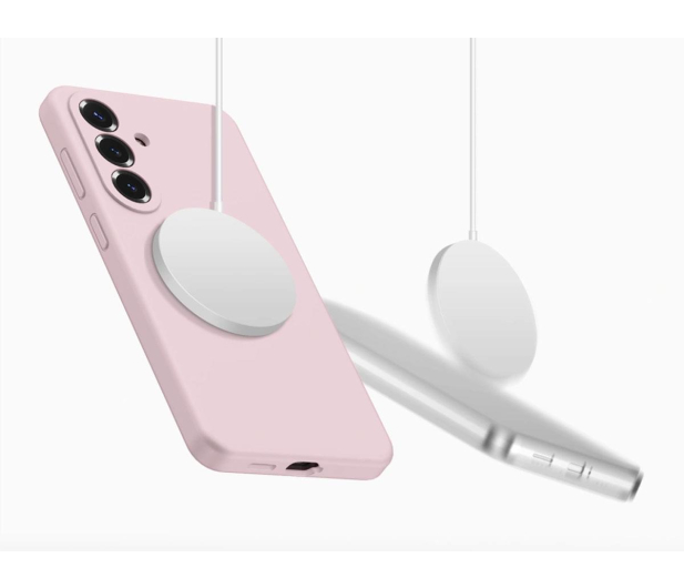 Tech-Protect Silicone Magsafe Galaxy S26 Pink Pearl - 1500282 - zdjęcie 4